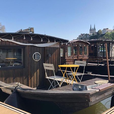 Logement Insolite La Toue Cabanee Centre Ville Angers Exteriér fotografie