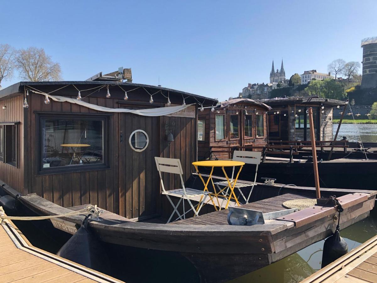 Logement Insolite La Toue Cabanee Centre Ville Angers Exteriér fotografie